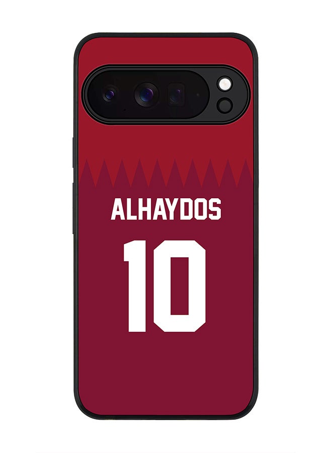 For Google Pixel 10 Pro Case,Slim fit Camera Protection, Shockproof Thin Phone cover  - Football - Qatar,  Alhaydos